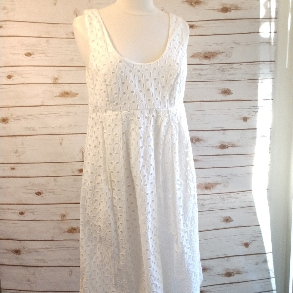 white summer dress